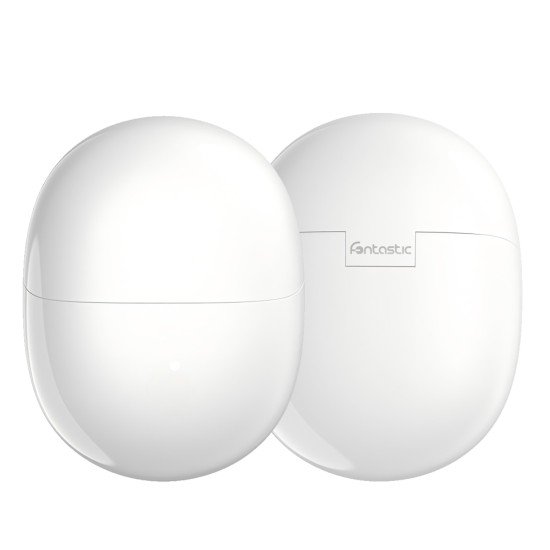 Fontastic TWS Kopfhörer "Lyra", Kompakt & Leicht Hervorragender Sound, Lange Akkulaufzeit, Perlweiß