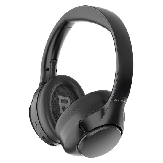 Fontastic Hybrid Kopfh&ouml;rer mit ANC + ENC, HD Sound Line-In, Bass+, Mic, faltbares Design &ldquo;AncaPro" sw