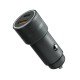 Car Charger „Luma“ Dual Port, 38Watt, Grey Type-C Power Delivery USB-A Fast Charge Aluminum