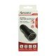 Car Charger „Luma“ Dual Port, 38Watt, Grey Type-C Power Delivery USB-A Fast Charge Aluminum