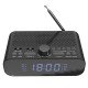 Digital DAB+/FM clock radio and wireless speaker Large display, DAB Presets, integrated battery