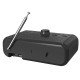 Digital DAB+/FM clock radio and wireless speaker Large display, DAB Presets, integrated battery
