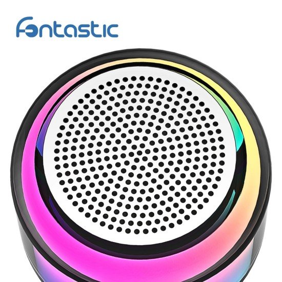 Wireless Speaker With 360 Degree LED light Show TWS, Card Reader, Type-C, Best Audio Performance