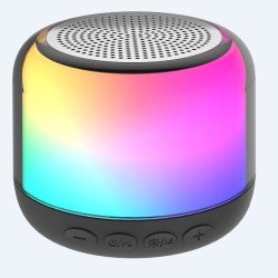 Wireless Speaker With 360 Degree LED light Show TWS, Card Reader, Type-C, Best Audio Performance