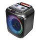 Wireless party speaker 60W, microphone & LED light Karaoke, TWS, FM radio, USB & card reader