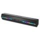 Soundbar "Juna" with impressive sound , black 2 x 5W, TWS, FM, AUX In, RGB LED, Kartenleser