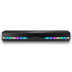 Soundbar Juna mit eindrucksvoller Klangwiedergabe 2 x 5W, TWS, FM, AUX In, RGB LED, Kartenleser, sw Soundbar Juna mit eindrucksvoller Klangwiedergabe 2 x 5W, TWS, FM, AUX In, RGB LED, Kartenleser, sw
