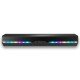 Soundbar "Juna" with impressive sound , black 2 x 5W, TWS, FM, AUX In, RGB LED, Kartenleser