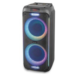 Fontastic Drahtloser Party-Lautsprecher Zeal 600W Mikrofon & LED Lichtshow, TWS, EQ, Kartenleser, sw Fontastic Drahtloser Party-Lautsprecher Zeal 600W Mikrofon & LED Lichtshow, TWS, EQ, Kartenleser, sw