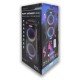 Fontastic Wireless Party Speaker Zeal 600W Karaoke Microphone & LED Lightshow, TWS, EQ, Card Reader