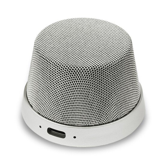 Fontastic Magnetic Wireless Speaker "Magna" silver TWS, easy attachment to metal surfaces Fontastic Magnetic Wireless Speaker "Magna" silver TWS, easy attachment to metal surfaces