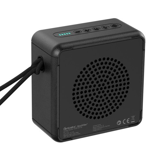Fontastic Drahtloser Lautsprecher &bdquo;SoulVib&ldquo; 10W Sounderlebnis auf h&ouml;chstem Niveau, TWS, IPx6, sw
