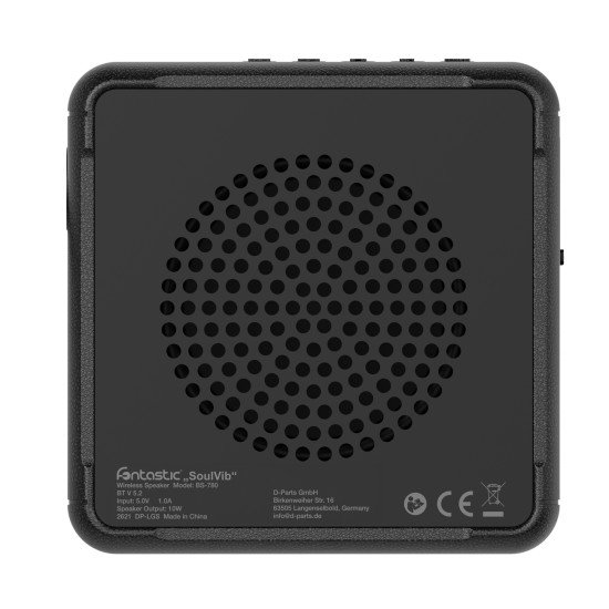 Fontastic Drahtloser Lautsprecher &bdquo;SoulVib&ldquo; 10W Sounderlebnis auf h&ouml;chstem Niveau, TWS, IPx6, sw