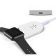 Dual Wireless Charging Pad White comp. Smartphone & Apple iWatch, Fast Charge 2