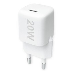 Netzteil GaNto20 USB Typ-C PD 20W weiß Power Delivery, kompaktes Design Netzteil GaNto20 USB Typ-C PD 20W weiß Power Delivery, kompaktes Design