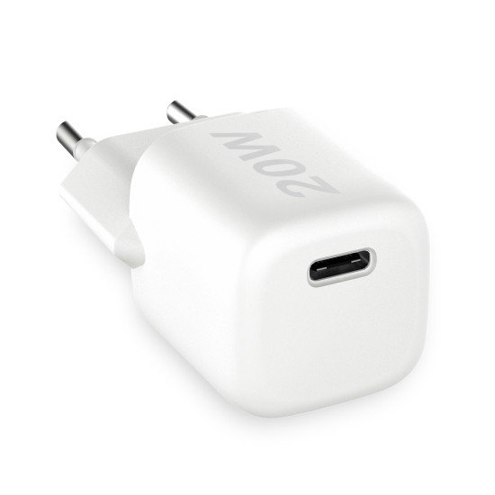 Netzteil GaNto20 USB Typ-C PD 20W weiß Power Delivery, kompaktes Design Netzteil GaNto20 USB Typ-C PD 20W weiß Power Delivery, kompaktes Design