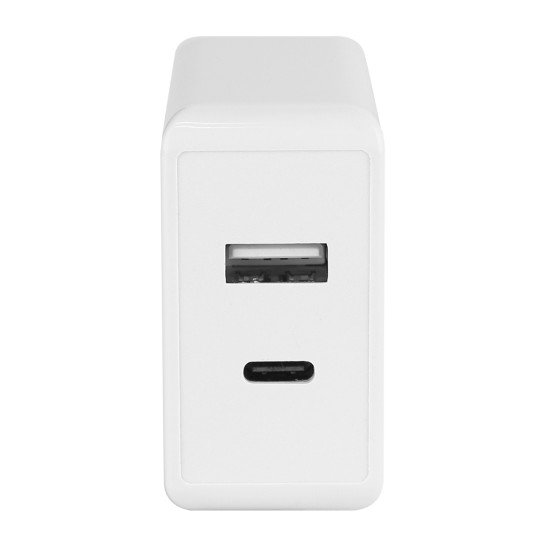 AC Charger GaNto Type-C PD Duo + USB-A GaN 65Watt Power Delivery, max 3.25A, white