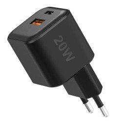 Netzteil MINI GaNto 20W Type-C PD + USB-A FC sw Ultra-kompakt, intelligente Ladesteuerung PPS Netzteil MINI GaNto 20W Type-C PD + USB-A FC sw Ultra-kompakt, intelligente Ladesteuerung PPS
