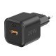 AC Charger MINI GaNto 20W Type-C PD + USB-A FC Ultra-compact, intelligent charging PPS black
