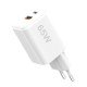 AC Charger MINI GaNto 65W Type-C PD + USB-A FC Ultra-compact, intelligent charging PPS, white