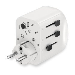 Fontastic Welt-Adapter „Terra“ US/UK/AUS/CN/EURO 10A Fuse, 250V/2300W, USB-A+C, Schukostecker ws Fontastic Welt-Adapter „Terra“ US/UK/AUS/CN/EURO 10A Fuse, 250V/2300W, USB-A+C, Schukostecker ws