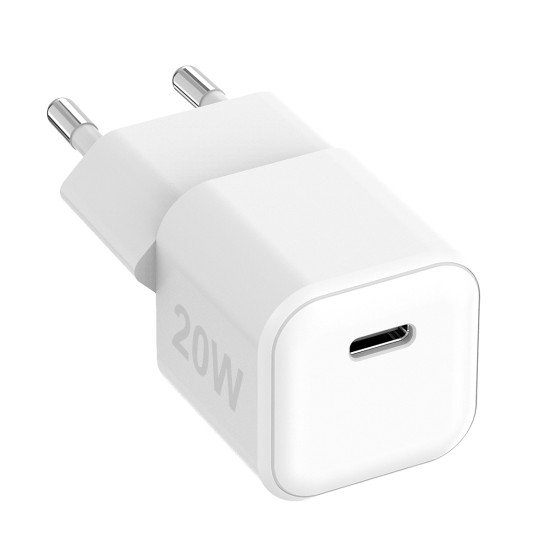 AC Charger MINI GaNto 20W single Type-C PD white Ultra-compact intelligent charging high efficiency