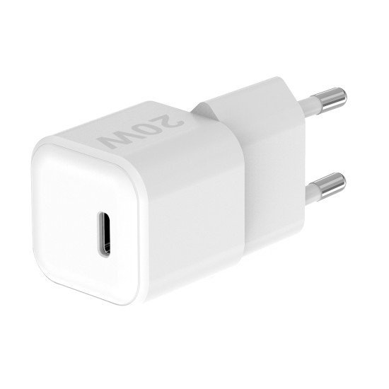 AC Charger MINI GaNto 20W single Type-C PD white Ultra-compact intelligent charging high efficiency
