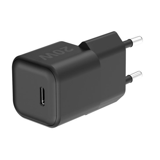 AC Charger MINI GaNto 20W single Type-C PD Compact intelligent charging high efficiency black