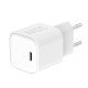 AC Charger MINI GaNto 35W single Type-C PD Compact intelligent charging high efficiency white