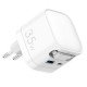 Fontastic 35W GaN Charger with retractable cable Type-C + A Ports, Cable Type-C PD FC “Zap" white