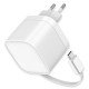 Fontastic 35W GaN Charger with retractable cable Type-C + A Ports, Cable Type-C PD FC “Zap" white