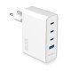 Fontastic GaN 100W Ladeg&auml;ret &bdquo;Volta100&rdquo; wei&szlig; USB 1xA + 3xC Ports PD schnelles effizientes Laden