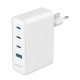 Fontastic GaN 100W Ladeg&auml;ret &bdquo;Volta100&rdquo; wei&szlig; USB 1xA + 3xC Ports PD schnelles effizientes Laden