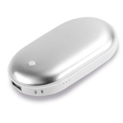 Essential Handwärmer Power Bank 5200mAh "Cald" USB max.1.5A, Wärmer stufenweise einstellbar, weiß Essential Handwärmer Power Bank 5200mAh "Cald" USB max.1.5A, Wärmer stufenweise einstellbar, weiß