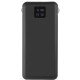 Power Bank Kari 10.000mAh, Built-In charging cable 4in1, Micro-USB/8-Pin/Type-C + USB-A, black
