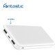 Power Bank Renz10 10000mAh, 2x USB-A + 1x Type-C Charge status indicator, white