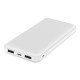 Power Bank Renz10 10000mAh, 2x USB-A + 1x Type-C Charge status indicator, white