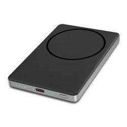 Fontastic Power Bank Mag5.0 Kabellose Ladefunktion 5000mAh Magnetisch - MagSafe komp. Typ-C PD 20W sw Fontastic Power Bank Mag5.0 Kabellose Ladefunktion 5000mAh Magnetisch - MagSafe komp. Typ-C PD 20W sw
