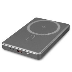 Fontastic Power Bank Mag5.0 Kabellose Ladefunktion 5000mAh Magnetisch - MagSafe komp. Typ-C PD 20W sw