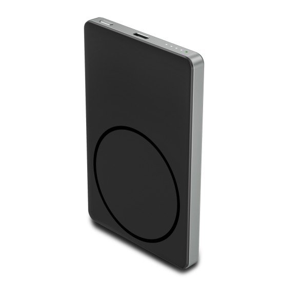 Fontastic Power Bank Mag5.0 with Wireless Charger 5000mAh Magnetic - MagSafe comp. Type-C 20W black Fontastic Power Bank Mag5.0 with Wireless Charger 5000mAh Magnetic - MagSafe comp. Type-C 20W black