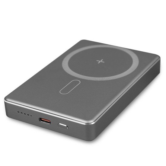Fontastic Powerbank Mag10.0, ultrad&uuml;nn, 10.000 mAh Kabelloses Laden neue Semi-Solid-State-Technologie