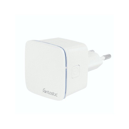 WiFi Repeater IEEE 802.11b/g/n white Access-Point, WPS-Button, 300 Mbit/s