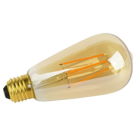 WiFi Filament LED Lamp 5W E27 Dimmable, Flame comp with Android,iOS,Alexa,Google Assistant,IFTTT