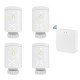 WiFi Smart Home Kit Heating, 4pcs TRV (Thermostatic Radiator Valve) + WiFi Gateway