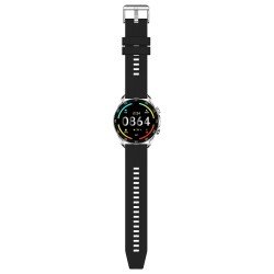 Lema AMOLED Smartwatch with 1,43&ldquo; Display chrome BT Call, Music Player, IP68, Wireless Charging