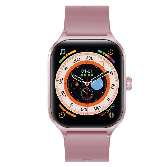 Smartwatch Timor with 2.01" Display,BT Call purple Music Control, Split Screen, Interchangeable Strap Smartwatch Timor with 2.01" Display,BT Call purple Music Control, Split Screen, Interchangeable Strap