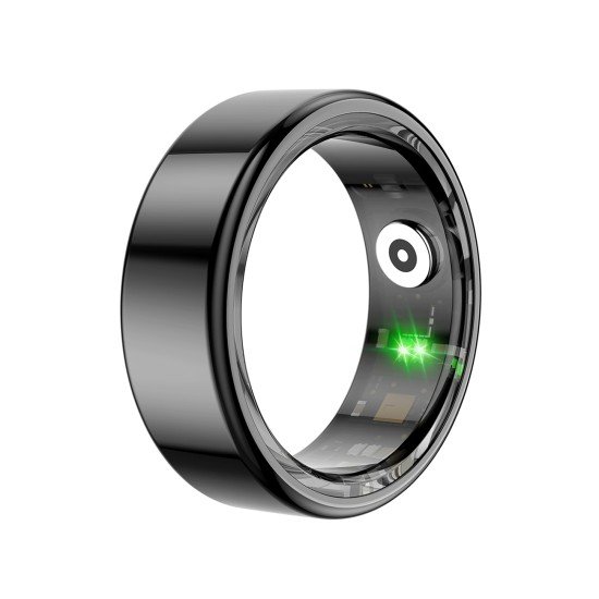 Fontastic Smart Ring Fitness Heart Rate Tracker#11 Long battery life, Dust & Waterproof 5ATM, Black