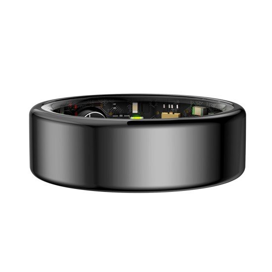 Fontastic Smart Ring Fitness Heart Rate Tracker#11 Long battery life, Dust & Waterproof 5ATM, Black