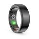 Fontastic Smart Ring Fitness Heart Rate Tracker#12 Long battery life, Dust & Waterproof 5ATM, Black