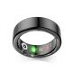 Fontastic Smart Ring Fitness Heart Rate Tracker#12 Long battery life, Dust & Waterproof 5ATM, Black